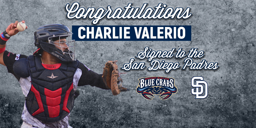 Charlie Valerio Signs With The San Diego Padres